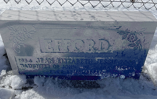 Jean Elizabeth Jessie Efford